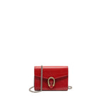 GUCCI DIONYSUS WALLET ON CHAIN CALFSKIN RED MULTICOLOUR HARDWARE