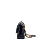 CHANEL JUMBO CLASSIC DOUBLE FLAP LAMBSKIN NAVY GHW