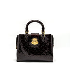 LOUIS VUITTON LARGE ZIP TOTE BAG PATENT LEATHER AMATANTE GHW