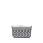 DIOR HIT THE ROAD BAG WITH STRAP DIOR CD DIAMOND CANVAS GREY MULTICOLOUR HARDWARE