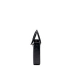 PRADA SMALL BRUSHED LEATHER TOTE BLACK SHW