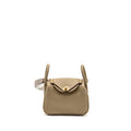 Hermes Mini Lindy II Clemence 8Q Beige Marfa GHW