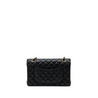 CHANEL MEDIUM CLASSIC DOUBLE FLAP BAG CAVIAR BLACK GHW