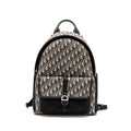 DIOR MEN’S BACKPACK DIOR OBLIQUE CANVAS / CALFSKIN BLUE / BLACK SHW