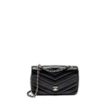 CHANEL ENVELOP FLAP BAG CHEVRON CAVIAR BLACK SHW