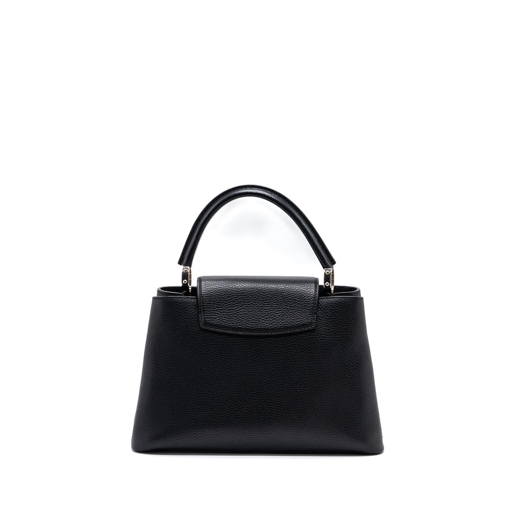 LOUIS VUITTON CAPUCINES PM CALFSKIN BLACK SHW