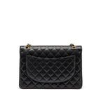 CHANEL MAXI CLASSIC DOUBLE FLAP BAG CAVIAR BLACK GHW
