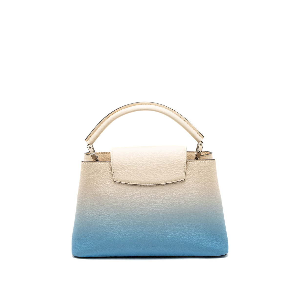 LOUIS VUITTON CAPUCINES MM TAURILLON OMBRÉ BLUE SHW (NEW VERSION)