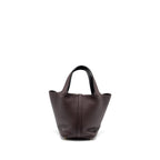 Hermes Picotin18 Lock Bag Clemence/Swift Rouge Sellier/Caban GHW