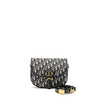 DIOR MEDIUM BOBBY BAG BLUE DIOR OBLIQUE JACQUARD GHW