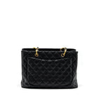 CHANEL GRAND SHOPPING TOTE CAVIAR BLACK GHW