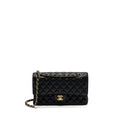 CHANEL MEDIUM CLASSIC DOUBLE FLAP BAG CAVIAR BLACK GHW