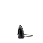CHANEL SMALL 2.55 REISSUE FLAP BAG AGED CALFSKIN BLACK RUTHENIUM HARDWARE