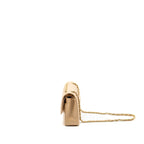 CHANEL MEDIUM CLASSIC DOUBLE FLAP BAG CAVIAR BEIGE GHW