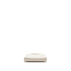 CHANEL MINI 31 CLUTCH WITH  CHAIN SHINY CALFSKIN WHITE LGHW (MICROCHIP)