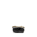 CHANEL MINI 22 BAG CALFSKIN BLACK GHW (MICROCHIP)