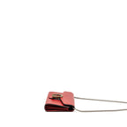 GUCCI DIONYSUS WALLET ON CHAIN CALFSKIN RED MULTICOLOUR HARDWARE