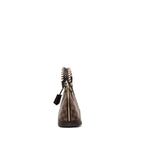LOUIS VUITTON ALMA BB WITH BRAIDED HANDLES DAMIER EBENE CANVAS GHW
