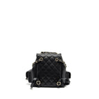CHANEL 23K TRIPLE POCKET BACKPACK CAVIAR BLACK LGHW (MICROCHIP)