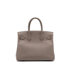 Hermes birkin 30 togo gris asphalt GHW