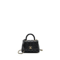 CHANEL MINI COCO HANDLE CAVIAR BLACK LGHW