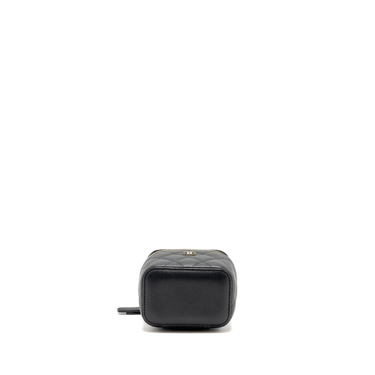 CHANEL CLASSIC SMALL VANITY WITH CHAIN CAVIAR BLACK LGHW