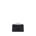 Hermes Kelly Pochette Swift Black GHW