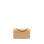 CHANEL MEDIUM CLASSIC DOUBLE FLAP BAG CAVIAR BEIGE GHW
