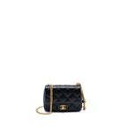 CHANEL 23P COCO LOVE FLAP BAG CAVIAR BLACK GHW (MICROCHIP)