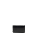 GUCCI FLAP WALLET ON CHAIN CALFSKIN BLACK SHW