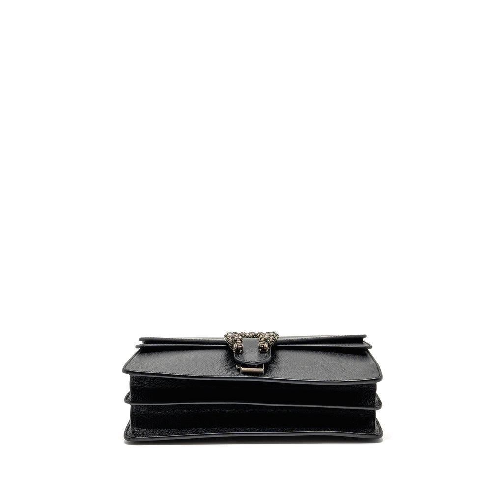 GUCCI MEDIUM DIONYSUS SHOULDER BAG CALFSKIN BLACK SHW