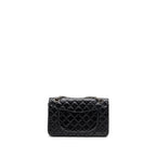 CHANEL SMALL 2.55 REISSUE FLAP BAG AGED CALFSKIN BLACK RUTHENIUM HARDWARE