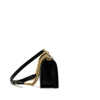 CHANEL MEDIUM CLASSIC BOY BAG CAVIAR BLACK GHW