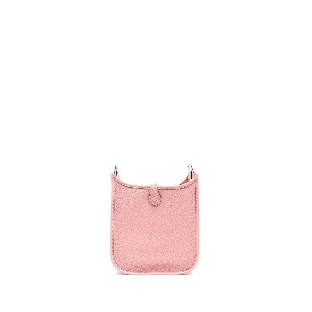HERMES Mini Evelyne Clemence Rose Sakura SHW