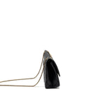 CHANEL LARGE 2.55 REISSUE DOUBLE FLAP BAG AGED CALFSKIN BLACK GHW