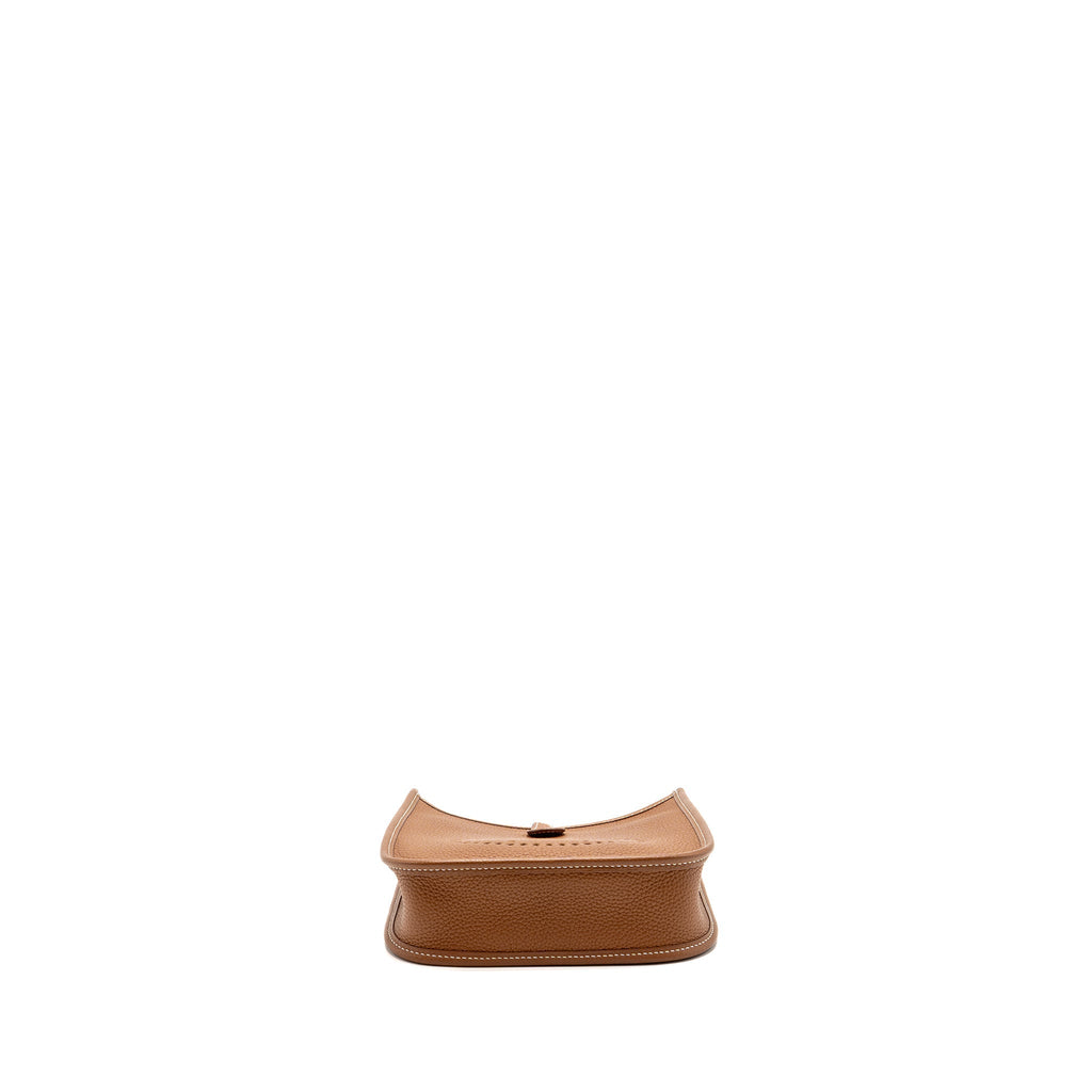 Hermes mini evelyne Taurillon Maurice gold SHW