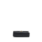 CHANEL MEDIUM CLASSIC DOUBLE FLAP BAG CAVIAR BLACK GHW
