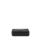 CHANEL ENVELOP FLAP BAG CHEVRON CAVIAR BLACK SHW