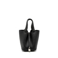 Hermes Picotin 18 Clemence Black SHW