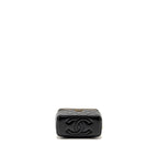 CHANEL 24A LONG VANITY CASE WITH CC LOGO ADJUSTABLE CHAIN LAMBSKIN BLACK GHW(MICROCHIP)