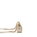 CHANEL SMALL BOY BAG CAVIAR WHITE LGHW