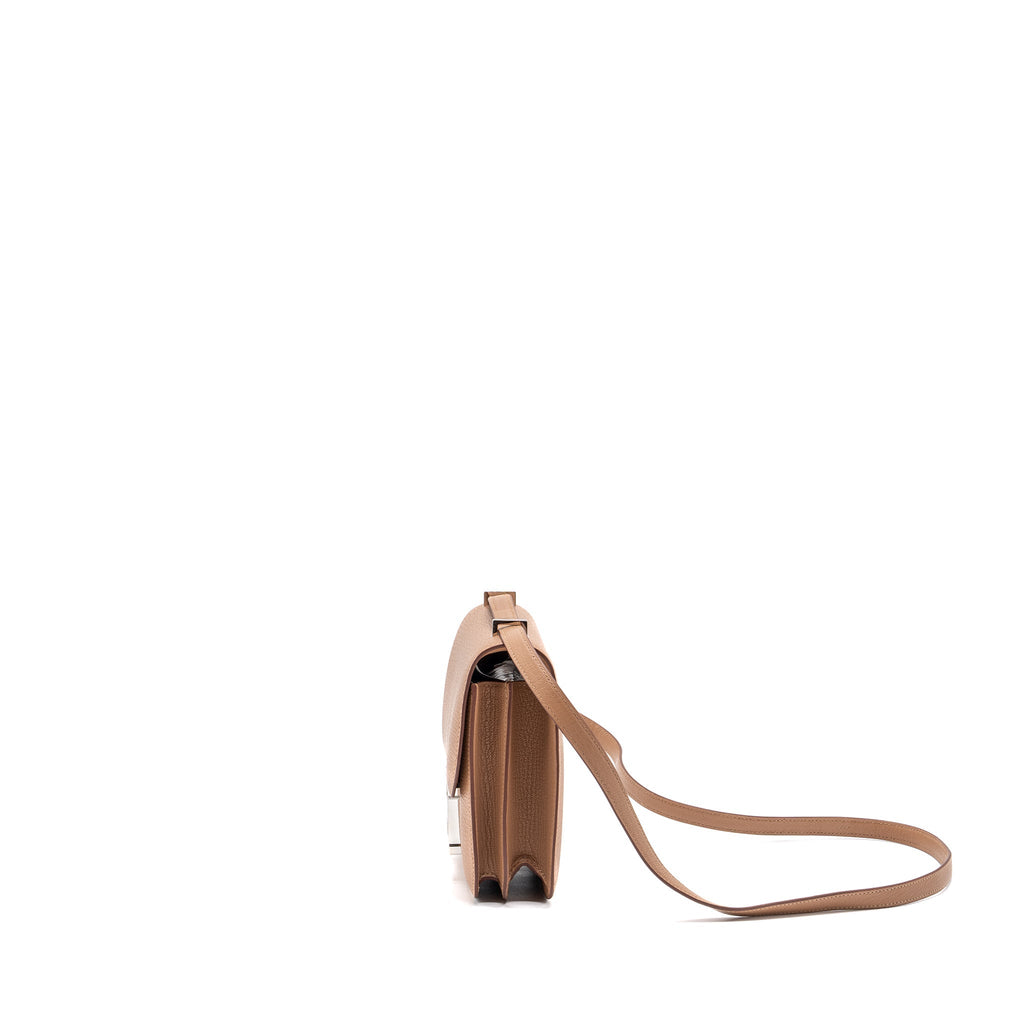 Hermes Mini Constance Chevre Mysore 2J Quebracho SHW