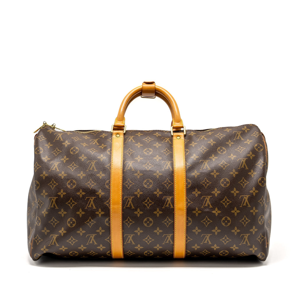 LOUIS VUITTON KEEPALL 55 MONOGRAM CANVAS GHW