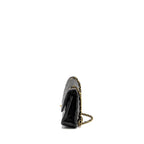 CHANEL MEDIUM CLASSIC DOUBLE FLAP BAG LAMBSKIN BLACK GHW