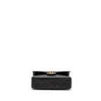 CHANEL SMALL CLASSIC DOUBLE FLAP BAG CAVIAR BLACK GHW (MICROCHIP)