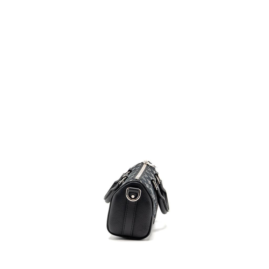 Louis Vuitton Nigo Keepall XS Monogram Drip Denim/Leather Black SHW