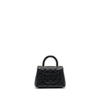 CHANEL MINI COCO HANDLE CAVIAR BLACK LGHW