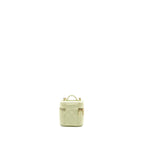 CHANEL MINI VERTICAL VANITY WITH CHAIN CAVIAR LIGHT GREEN LGHW