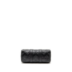 LOUIS VUITTON KEEPALL XS MONOGRAM SEAL COWHIDE LEATHER SO BLACK