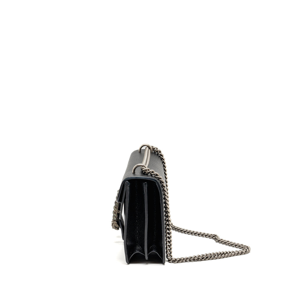 GUCCI MEDIUM DIONYSUS SHOULDER BAG CALFSKIN BLACK SHW